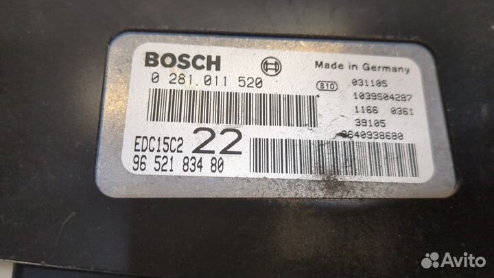 Блок управления двигателем Peugeot 406, 2003