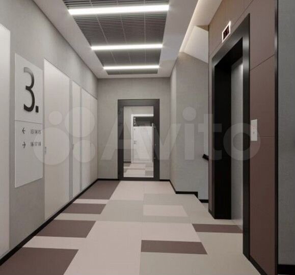 1-к. квартира, 35,4 м², 7/8 эт.