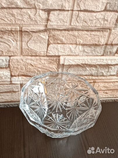 Салатник хрустальный