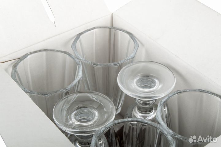 Подарочный набор из 6 рюмок-лафитников по 35 мл