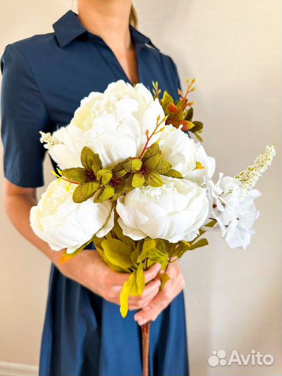 Букет искуственных пионов