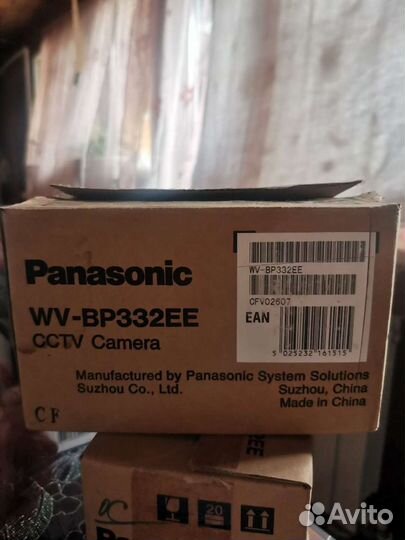 Камеры видеонаблюдения panasonic wv-bp332ee