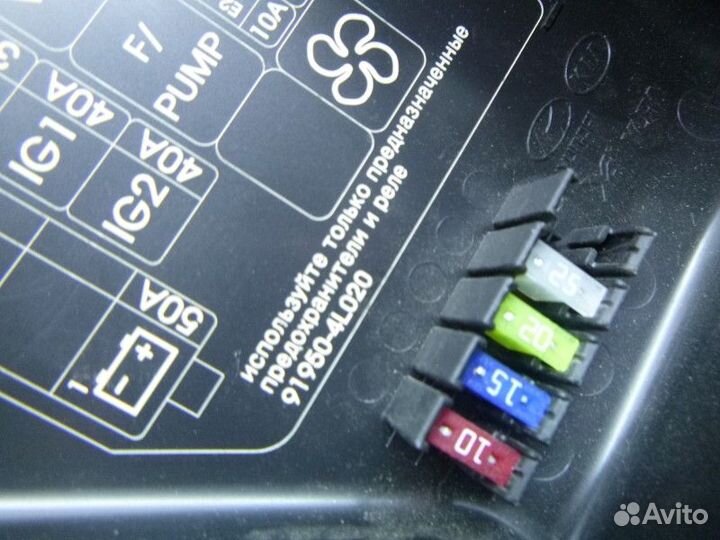 Крышка блока предохранителей hyundai solaris 2010