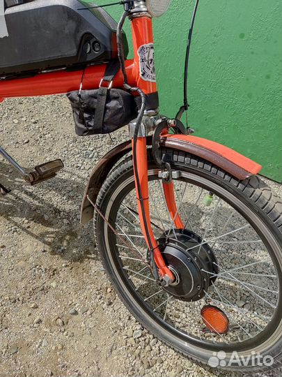 Велосипед складной Кама СССР, электро