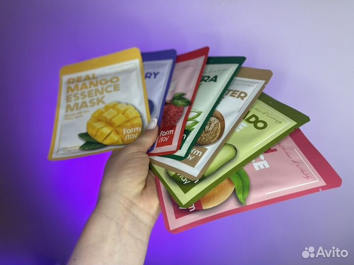 Корейские тканевые маски для лица