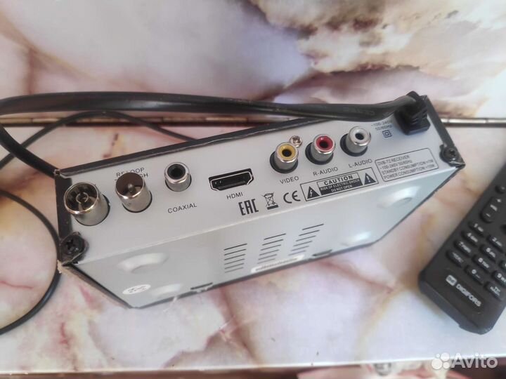 Цифровая тв приставка ресивер на запчасти