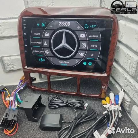 Магнитола на Mercedes w220 9 дюймов android 10