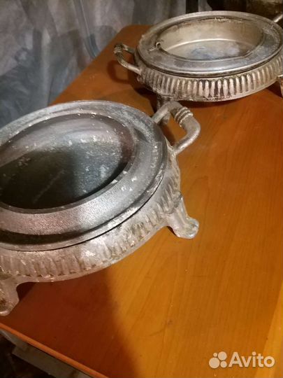 Угольная посуда для разогрева пищи