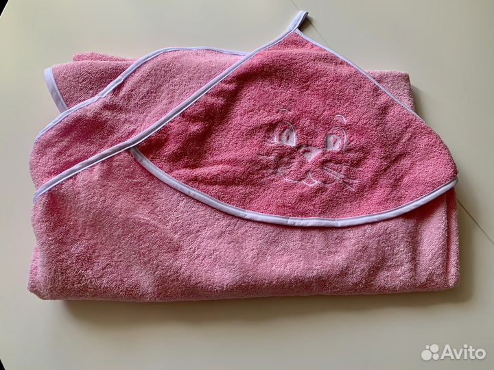 Полотенце детское с капюшоном