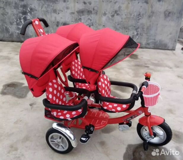 Велосипед для тройняшек