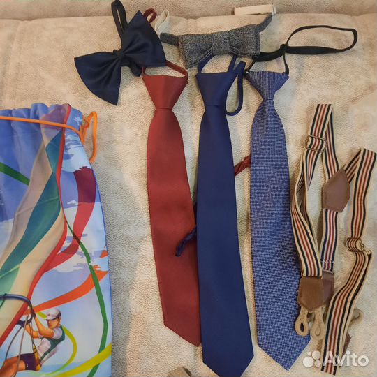 Галстуки бабочки подтяжки ремень кепка
