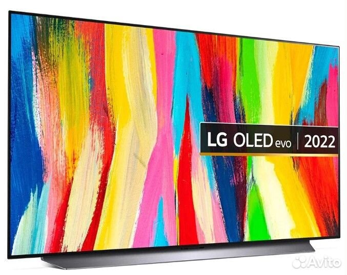 Телевизор LG oled48C24LA.arub темно-серый