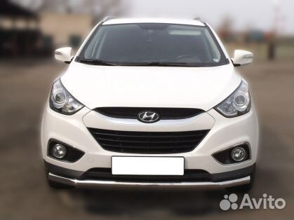 Защита переднего бампера Hyundai IX 35