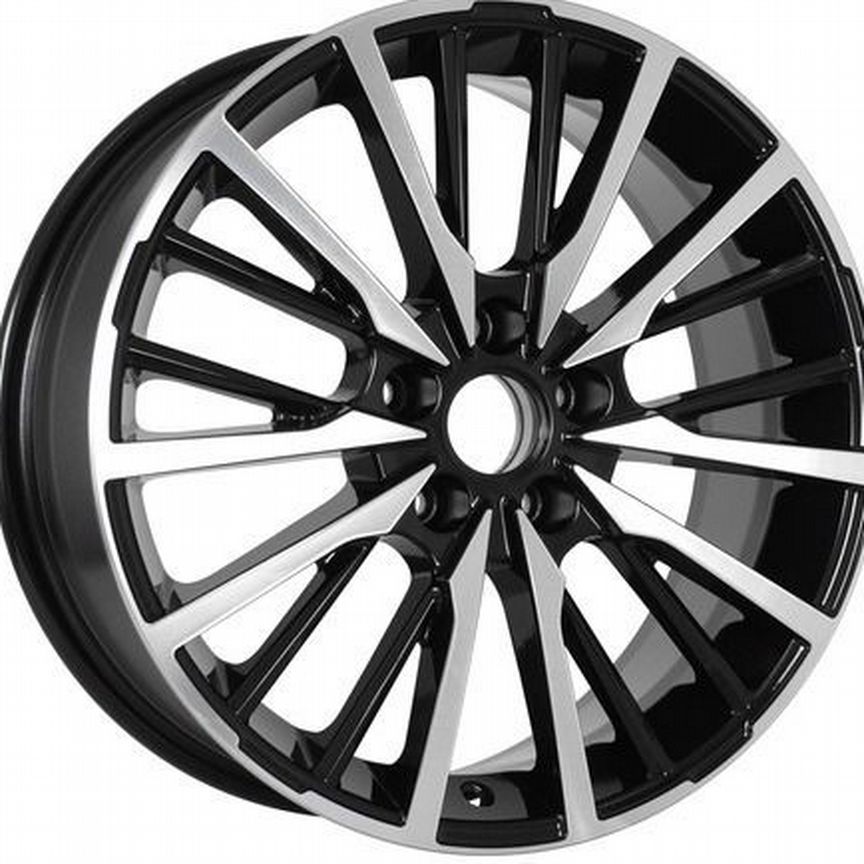 KDW KD1740 : 7x17 5*110 Et:43 Dia:63,35 Black Front Polished