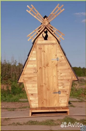 Дачный туалет с установкой KEY675