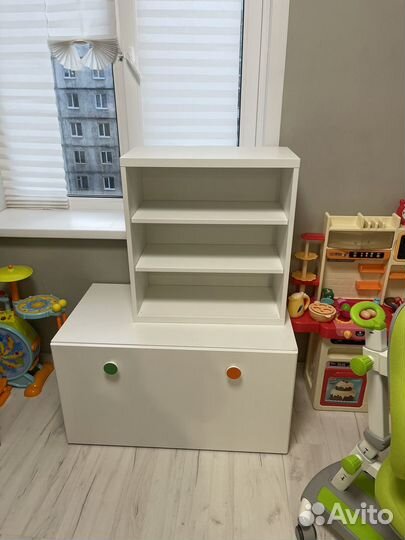 Ящик для хранения IKEA и настенная полка