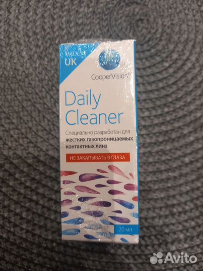 Раствор Daily Cleaner для очистки жестких линз
