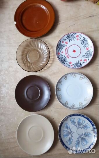 Блюдце, Тарелка, чайная пара, вилки