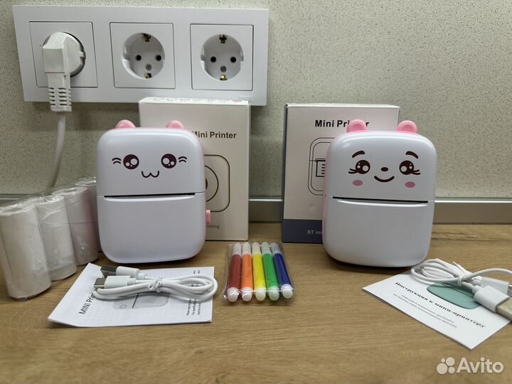Портативный мини принтер новый