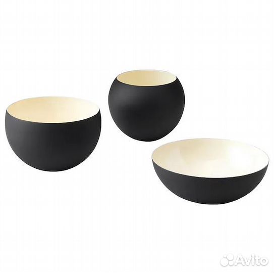 Икеа Икея Глитриг набор новый миски тарелка