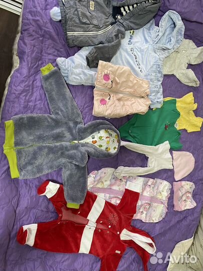 Вещи детские пакетом 62 - 74 р