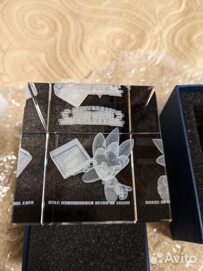 Sonic 20th Anniversary Crystal Cube + полотенце