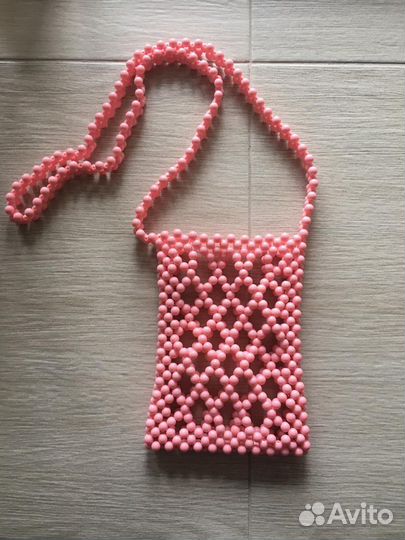 Сумка с отделкой из бисера zara