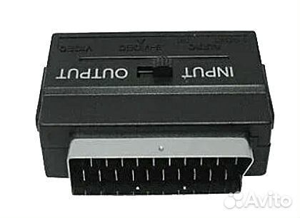 Переходник scart-3 RCA (с переключателем) SK10