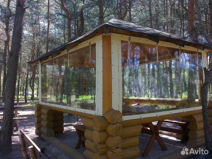 Мягкие окна на террасу