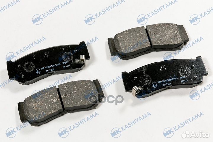 D11201M-01 1239 02 колодки дисковые з Hyundai