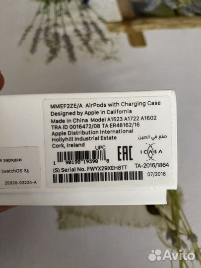 Air pods оригинал в идеале с чеком