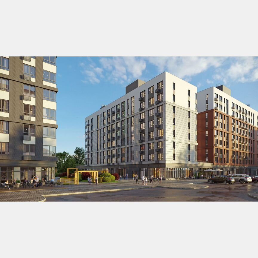 2-к. квартира, 37,3 м², 18/19 эт.