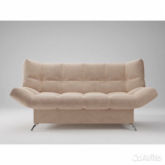 Диван «Клик-кляк» ППУ - Кремовый (велюр)