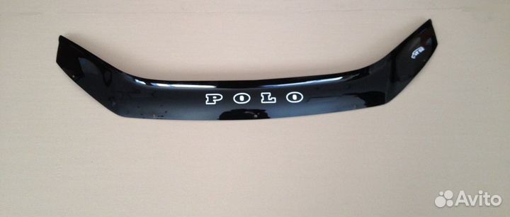 Спойлер капота (мухобойка) VW Polo V (рейсталинг)