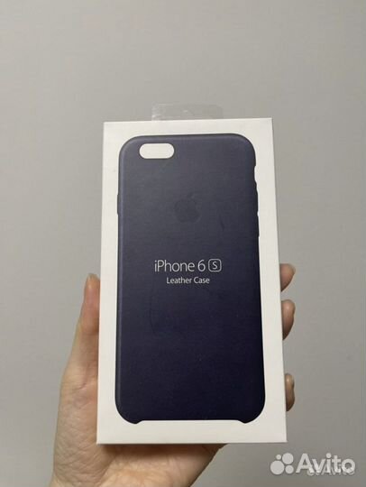 Новый кожаный чехол для iPhone 6/6s оригинал