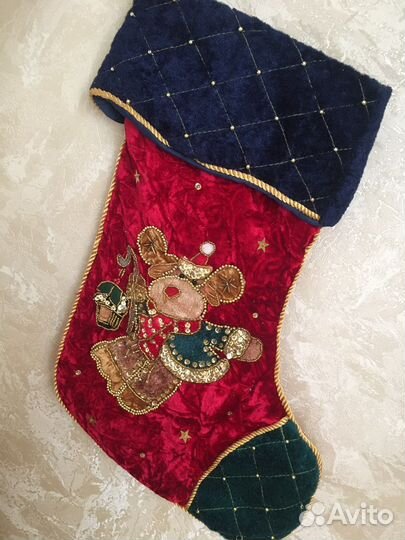 Новогодний носок для подарков