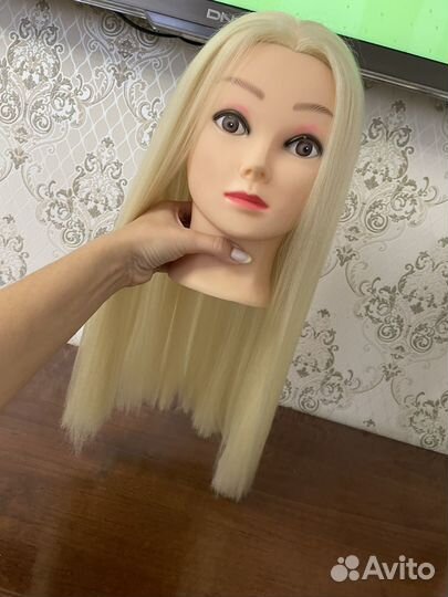 Манекен голова балванка для причесок