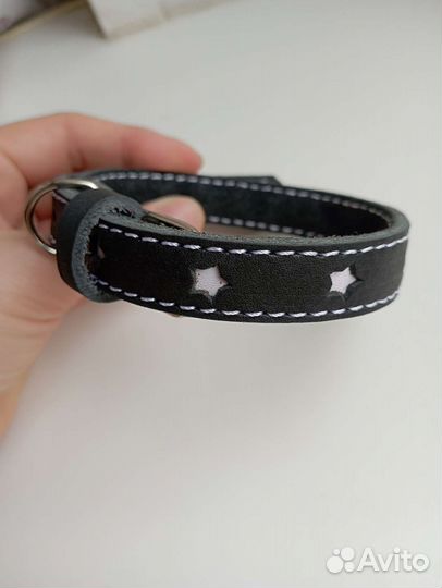 Ошейник из натуральной кожи