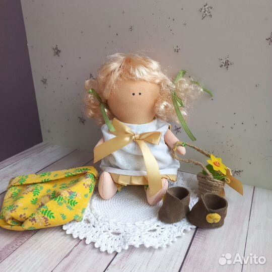 Кукла ручной работытекстильная интерьерная игровая