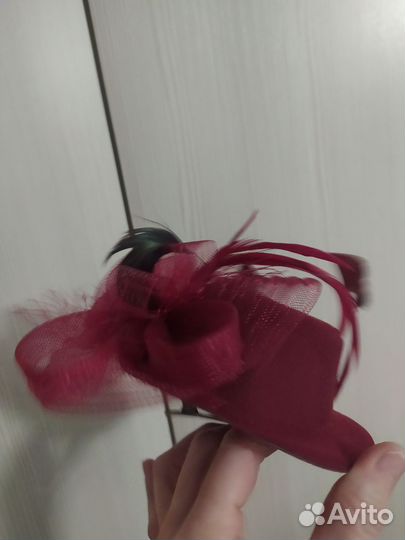 Шляпа - заколка фетровая женская