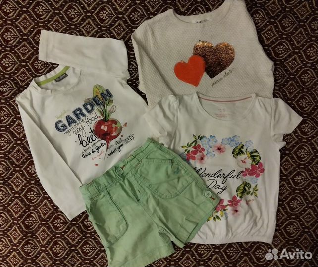 Одежда для девочки пакетом 4, 5, 6 лет