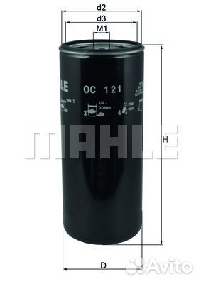 Фильтр масляный для грузовых авто ERF: B-Serie