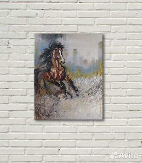 Картина маслом, акрилом на холсте