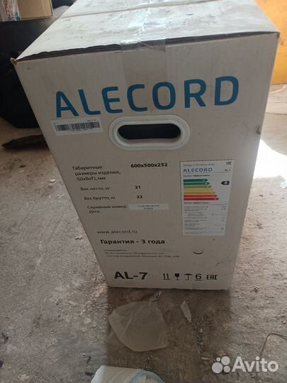 Сплит система alecord al-7 новая