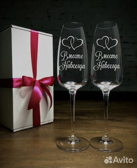 Бокалы на свадьбу