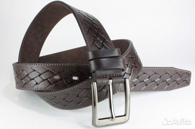 Мужской кожаный ремень 40 мм