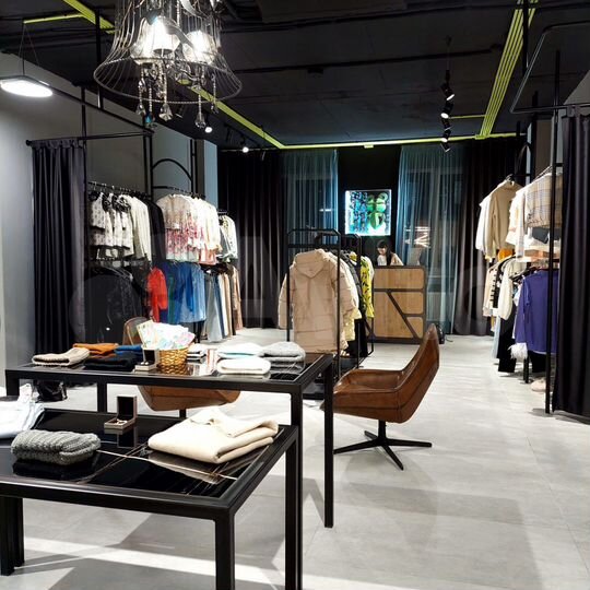 Субаренда рейла / вешалки в шоуруме