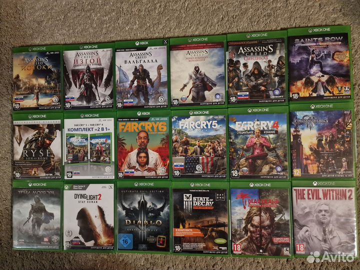 Диски на Xbox one,series x,игры в отличном сост