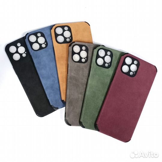 Чехол iPhone 12 pro max замшевый защита камеры
