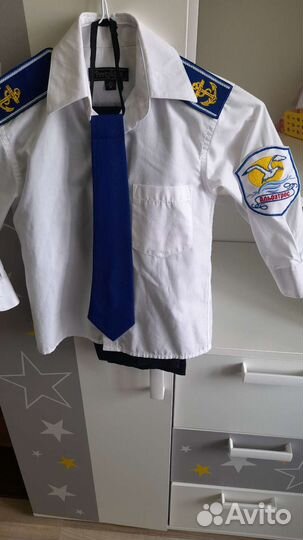 Рубашка,брюки,галстук- костюм,98 р